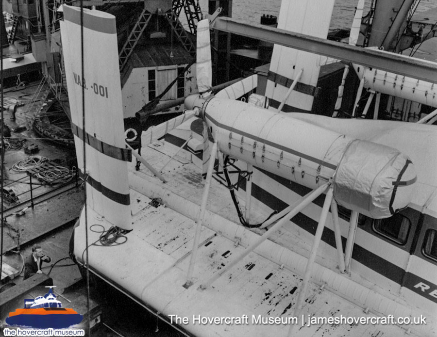 Vickers VA3 being built -  (credit: The Hovercraft Museum Trust).